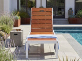 Outdoor Chaise Lounges Pool Lounge Chairs Outdoor Daybed Recliner with Adjustable Backrest for N719P383161K