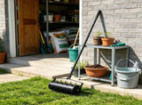 Heavy-Duty Rolling Lawn Aerator, 18-Inch Manual Aeration Tool with 27 Iron Spikes & Detachable 49625367