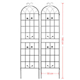 Metal Garden Trellis, 2 Pack Metal Trellis for Climbing Plants, Indoor/Outdoor Plant Trellis for W840P321536