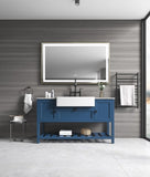 60 x6 Inch LED Bathroom Mirror with Aluminum Frame, Wall Mounted Vanity Mirror, Anti-Fog, Memory, W2287P279863