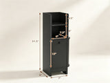 Slim Freestanding Bathroom Storage Cabinet, Narrow Floor Organizer with Open Shelves & Adjustable 29422752