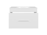 Bathroom Vanity with Sink, 1 Drawer, White B097P350320