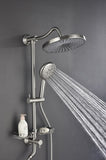 ShowerSpas Shower System, with 10" Rain Showerhead, 4-Function Hand Shower, Adjustable Slide Bar and W2287P182582