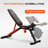 DAV Adjustable Preacher Curl Weight Bench With Leg ExtensionSupport for self-pickup face sheet, 11073184