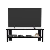 Navia 47" Wide Tv Stand with Two Shelves, for Living room, Bedroom, Entertainment Black Wengue B070P286439