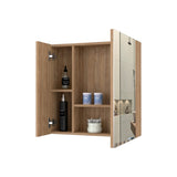 Kenya Medicine Cabinet, Mirror, Double Door, Four Interior Shelves B128P148728