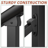 Hand Rails for Outdoor Steps, 3-4 Step Handrail 2 Pack T3210P298173