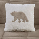 Full/Queen Plush to Sherpa Down Alternative Comforter Set B035100485