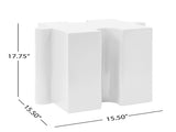 Puzzle Art Side Table, Modular Concave Edge MGO Table - Buy Singles or Combine for Custom Layouts, N770P347932W