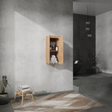12" Bathroom Side Cabinet,Soft Close Doors,Float Mounting Design, W999P196498