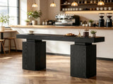 63 Inch Wooden Entryway Table, Console Table Foyer Stand 52110636