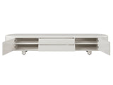 Keely White High Gloss TV Stand B2726P442558