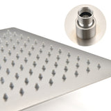 Rain Shower Head High Pressure Rainfall Showerhead Water Saving W2287P182599