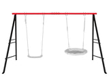 Swing Stand Frame,Swing Set Frame for Both Kids and Adults,500 Lbs Heavy-Duty Metal A-Frame Backyard 88815579