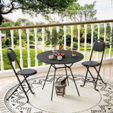 2pcs Folding Stool with Back, Cushioned Padded Folding Stool, Portable Folding Chairs for Outdoor W2580P314330