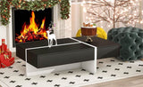 Contemporary Rectangle Design Living Room Furniture, Modern High Gloss Surface Cocktail Table, 52481861