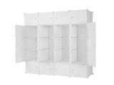 20 Cube Organizer Stackable Plastic Cube Storage Shelves Design Multifunctional Modular Closet 09173751
