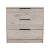 Cannon 3-Drawer Rectangle Dresser Light Grey B06280505