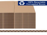 100 pieces, 8" x 8" x 4" thick 2.6mm corrugated cardboard box, brown in color 76918806