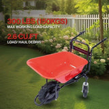 wheelbarrow electric Professional specs - this wheelbarrow uses an electric 24v 500w Brushless motor N727P171068R