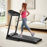 ZNTS Treadmills - 2.5 HP hydraulic folding removable treadmill with 3-speed incline adjustment, 12 preset W1668124387