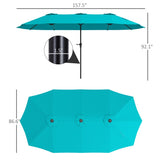 Outdoor beach umbrella/Double-Sided Sun Umbrella 92814494