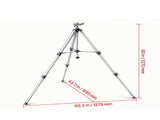 Brass Head Impact Sprinkler on Tripod Base, Heavy Duty 360 Degree Large Area Coverage, Adjustable 11160254
