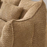 Soft beanbag chair with high resilience foam core for two people. The comfortable square recliner W1996P252275