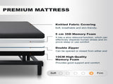 Electric Lift Bed for Seniors - Wired Remote Control with One-Touch Backrest Lift & Leg Lowering, 71117755