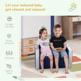 Kids 2-in-1 Sofa Sets-Blue 06898304