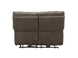 Harumi Gray Fabric Power Motion Loveseat W/USB B2726P343796