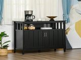 Sideboard Buffet Cabinet, Coffee Bar with 2 Doors & Adjustable Shelves, Console Table for Kitchen, 82698564