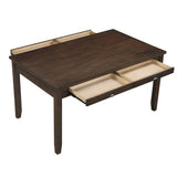 Dark Cherry Finish Dining with 4 Drawers 1pc Transitional Style Wooden Funiture Dining Kitchen B011P170629
