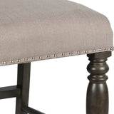 Caswell - Counter Chair - Dark Gray B081P157872