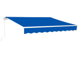 133.9"D x 118.1"W x 59"H retractable awning blue 38559812