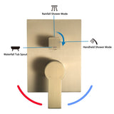 12inch Shower System With Handheld Shower Head W121749906