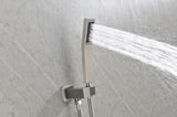 ZNTS 12" Rain Shower Head Systems Wall Mounted Shower 16920585