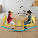 Kindergarten Children Outdoor Rocking Horse Outdoor Park Playground Equipment Double Or Triple W1408P280673
