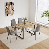 Dining Chairs Set of 4,Modern Kitchen Dining Room Chairs,Upholstered Dining Accent Chairs in linen 78423096