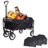 360lbs Collapsible Foldable Wagon Cart with strapping system ,Beach Wagon Utility Cart Utility Wagon W2932P234993