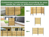 72.8"H x 38.5"W Cedar Wood Privacy Screen, Outdoor Privacy Walls, Privacy Wood Fence for 42318407