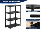 Plastic Shelves, 4-Shelf Storage rack, Multi-Purpose Storage Shelf, Plastic Storage Shelves 50798863