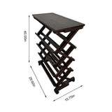 26 Bottles Freestanding wine rack,Wine Storage Rack, Freestanding Display Rack for Kitchen, Pantry, W2221P191954