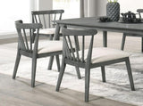 2-Piece Rustic Dining Chairs, Solid Wood Frame, Farmhouse Design, Easy Assembly W2537P214547