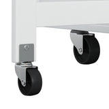 Multi-Functional Kitchen Island Cart with 2 Door Cabinet and Two Drawers,Spice Rack, Towel Holder, W757139001