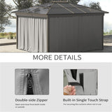 Universal Gazebo Sidewallt Coffee-AS 33561320
