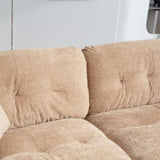 Two-seat Sectional Sofa Modular Deep Seat Sofa Couch Chenille Sofa Sleeper Comfy Upholstered W676P278753