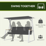 3-Seat Outdoor Porch Swing 55672337