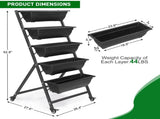 5 Tiers Vertical Garden, Vertical Garden Planter Indoor and Outdoor, Vertical Elevated Garden 89379680