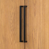 U_STYLE Sophisticated Oak Veneer Cabinet with multiple storage functions,Suitable for N711P210122A